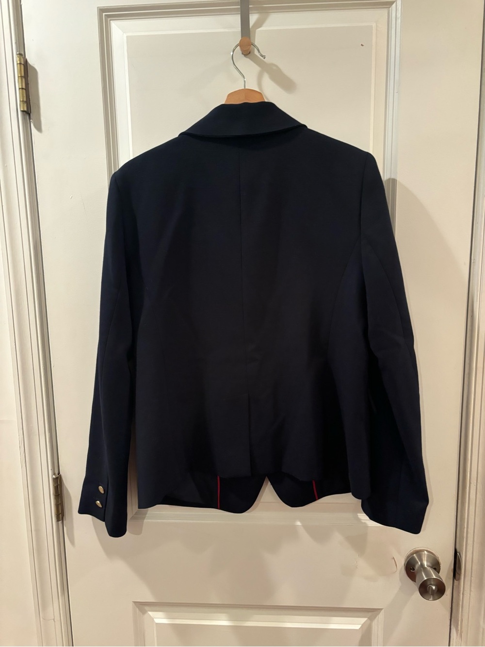 Loft Navy Double Breasted Suit Jacket w Gold Buttons 10 - Picture 4 of 14
